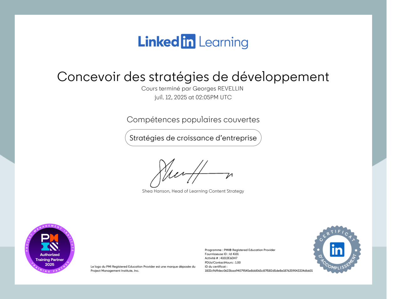 Stratégies de développement
