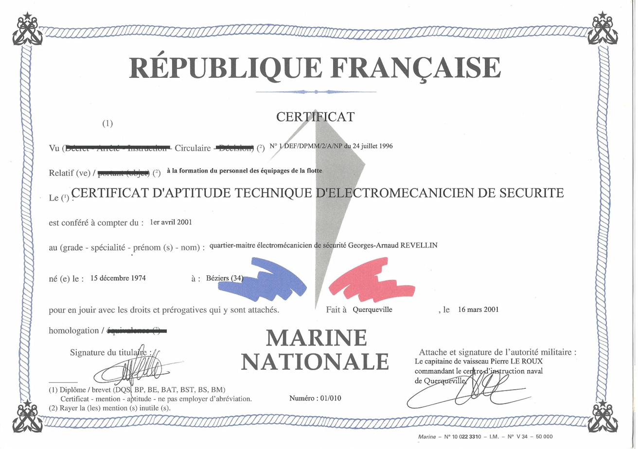 Certificat d'Aptitude Technique
