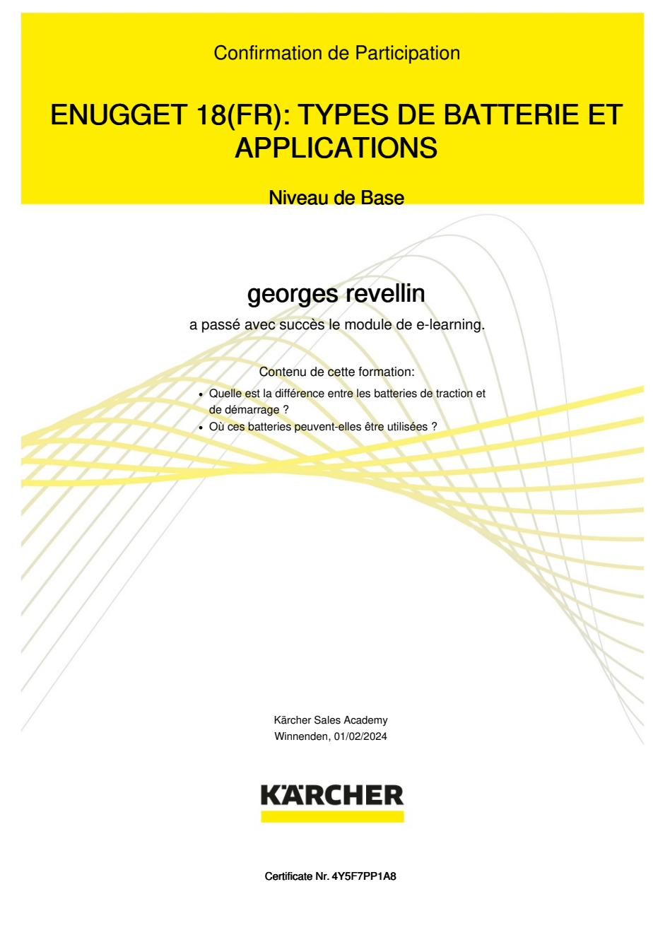 Types de batterie et applications